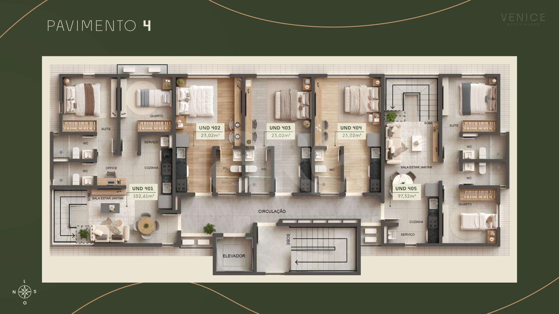 Planta — Pavimento 4