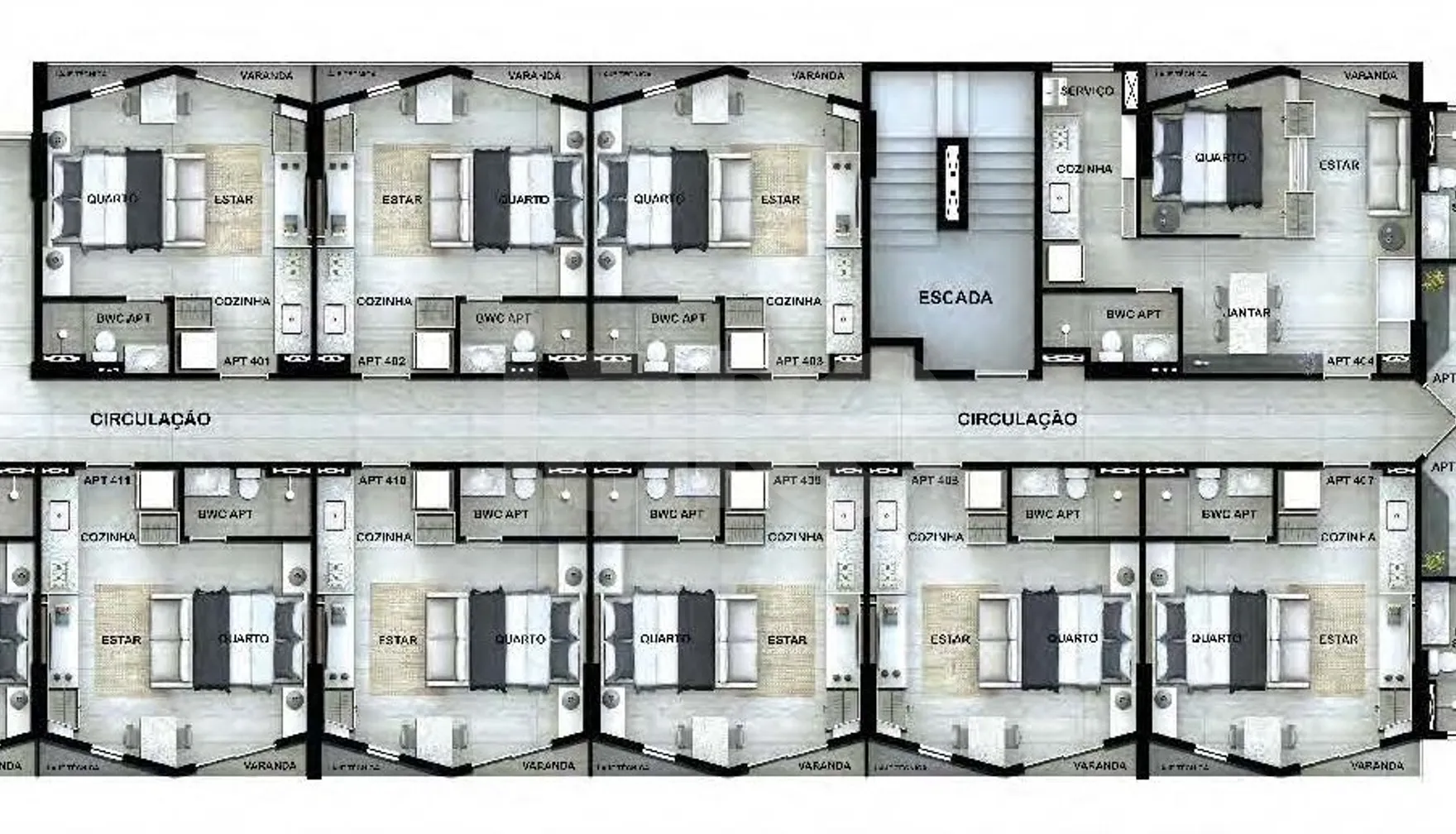 Planta — Pavimento 4