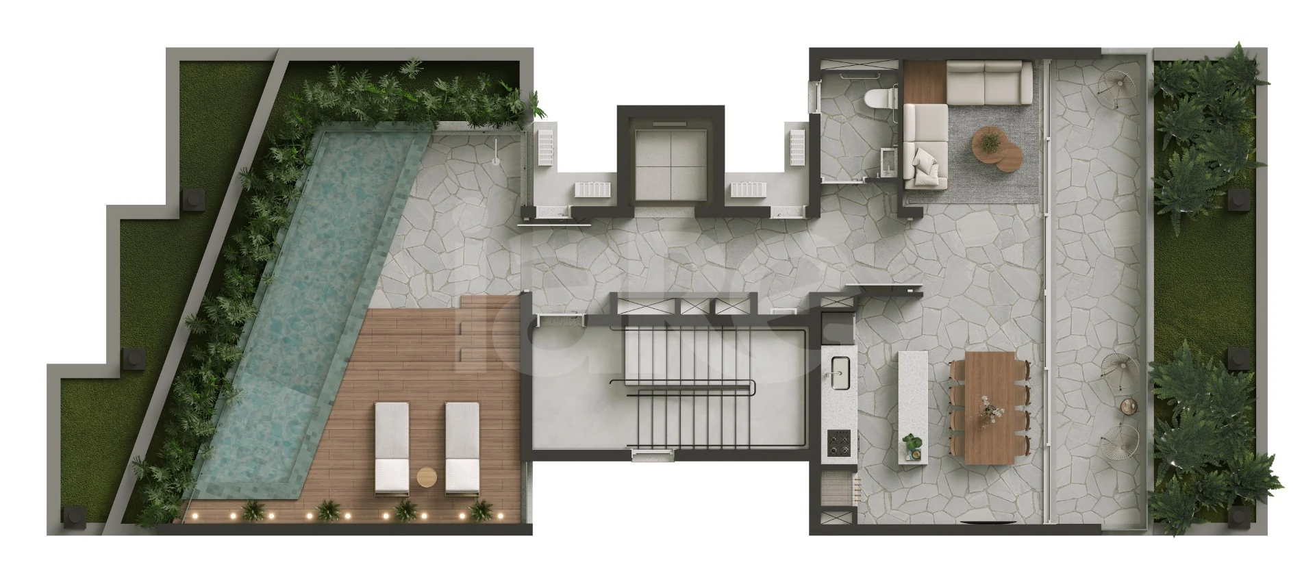 Planta — Pavimento rooftop