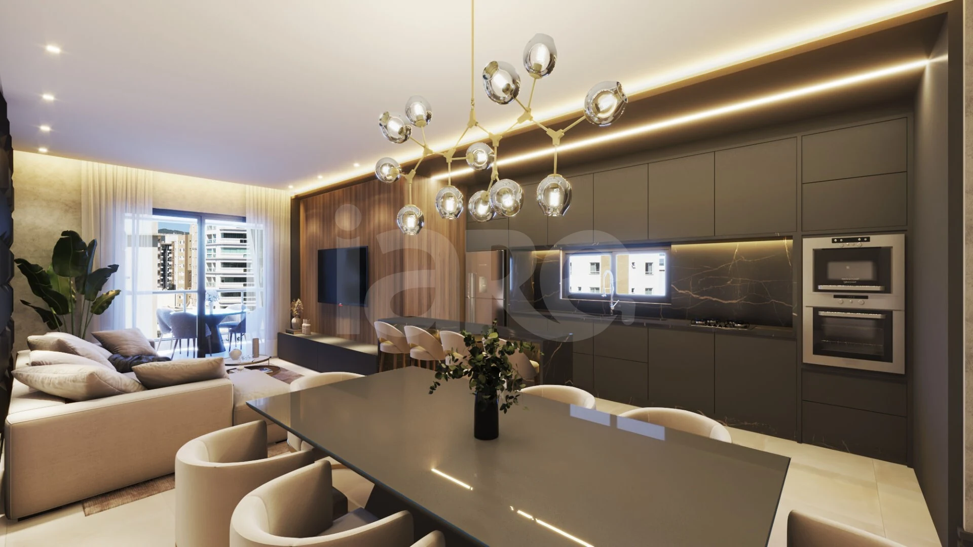 Izas Home - Apartamento com 124 m², em Meia Praia — foto 2