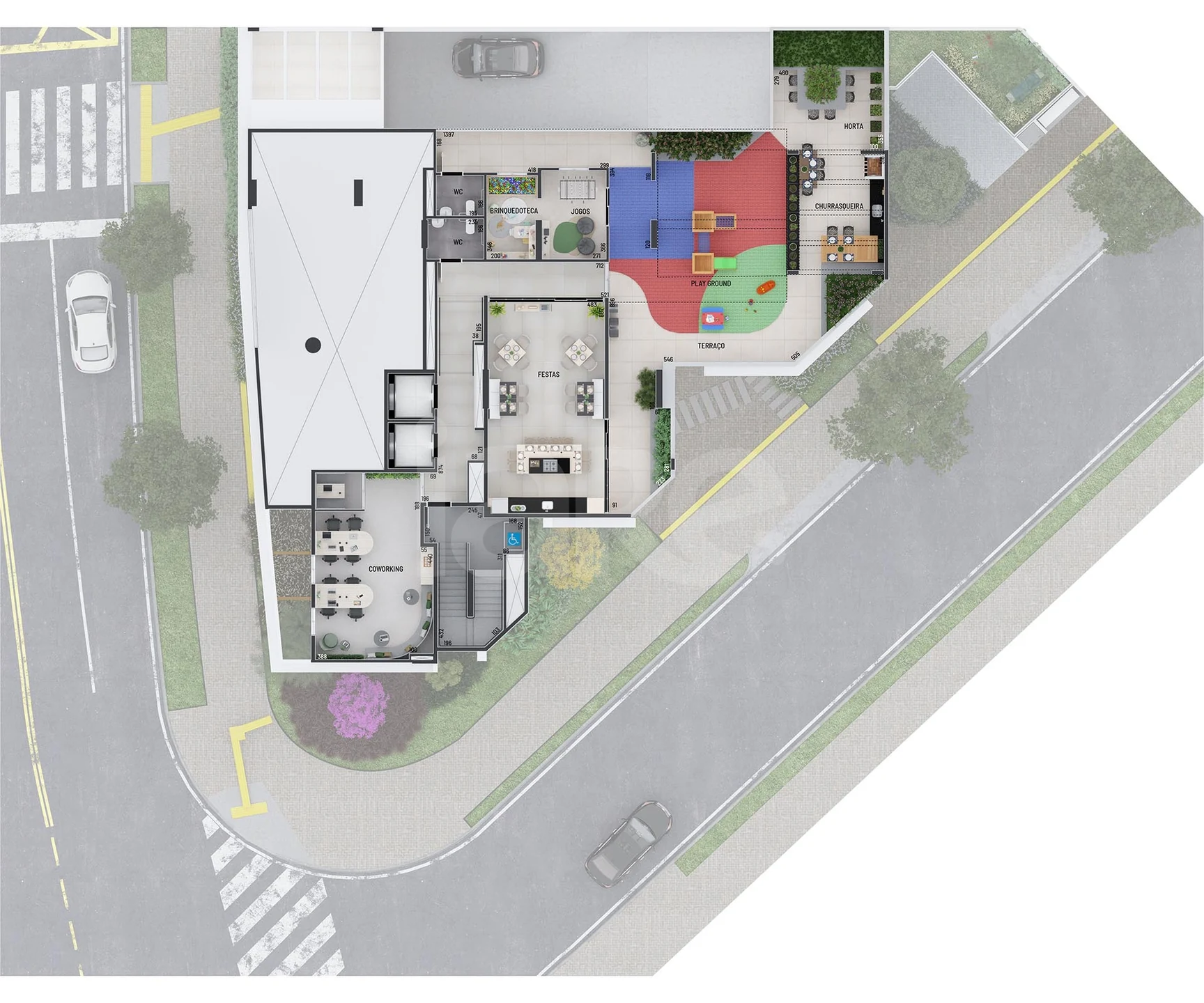 Planta — Pavimento lazer 2