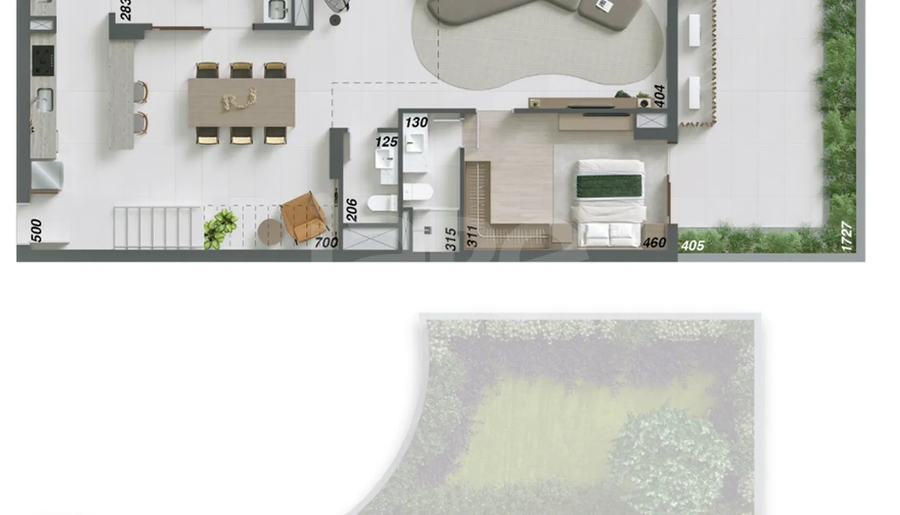 Planta — Garden 334,42 m²