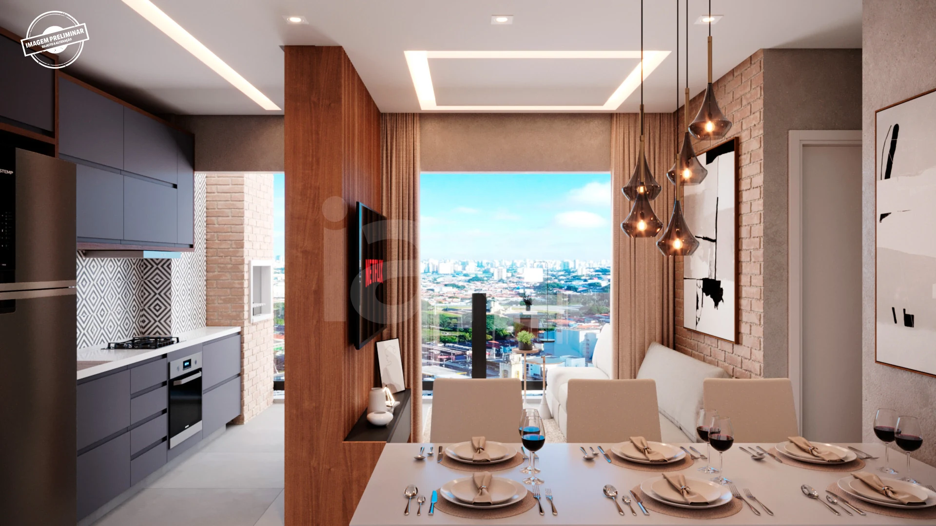Palatium Ipiranga - Apartamento com 57 m², em Ipiranga — foto 2