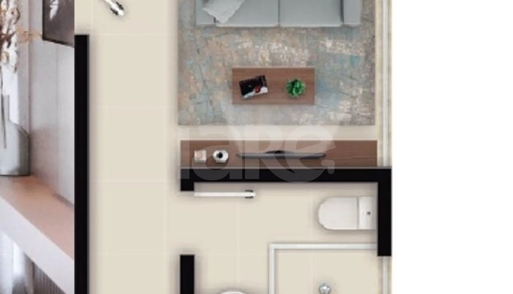 Planta — Studio 37,98 m²