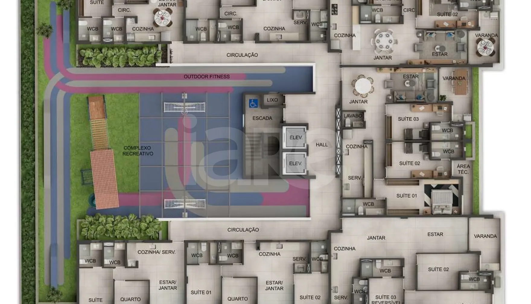 Planta — Pavimento 1