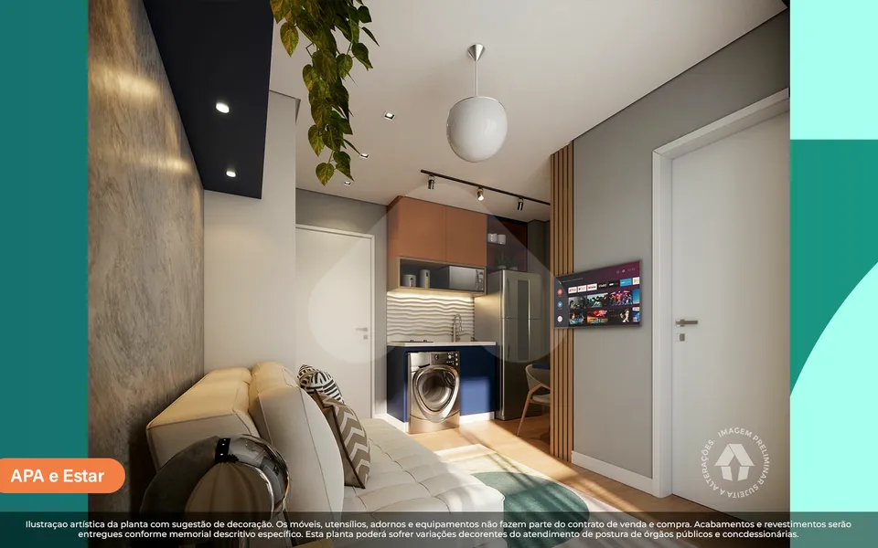 Metrocasa Parque Independência - Apartamento com 27,01 m², em Vila Monumento — foto 2
