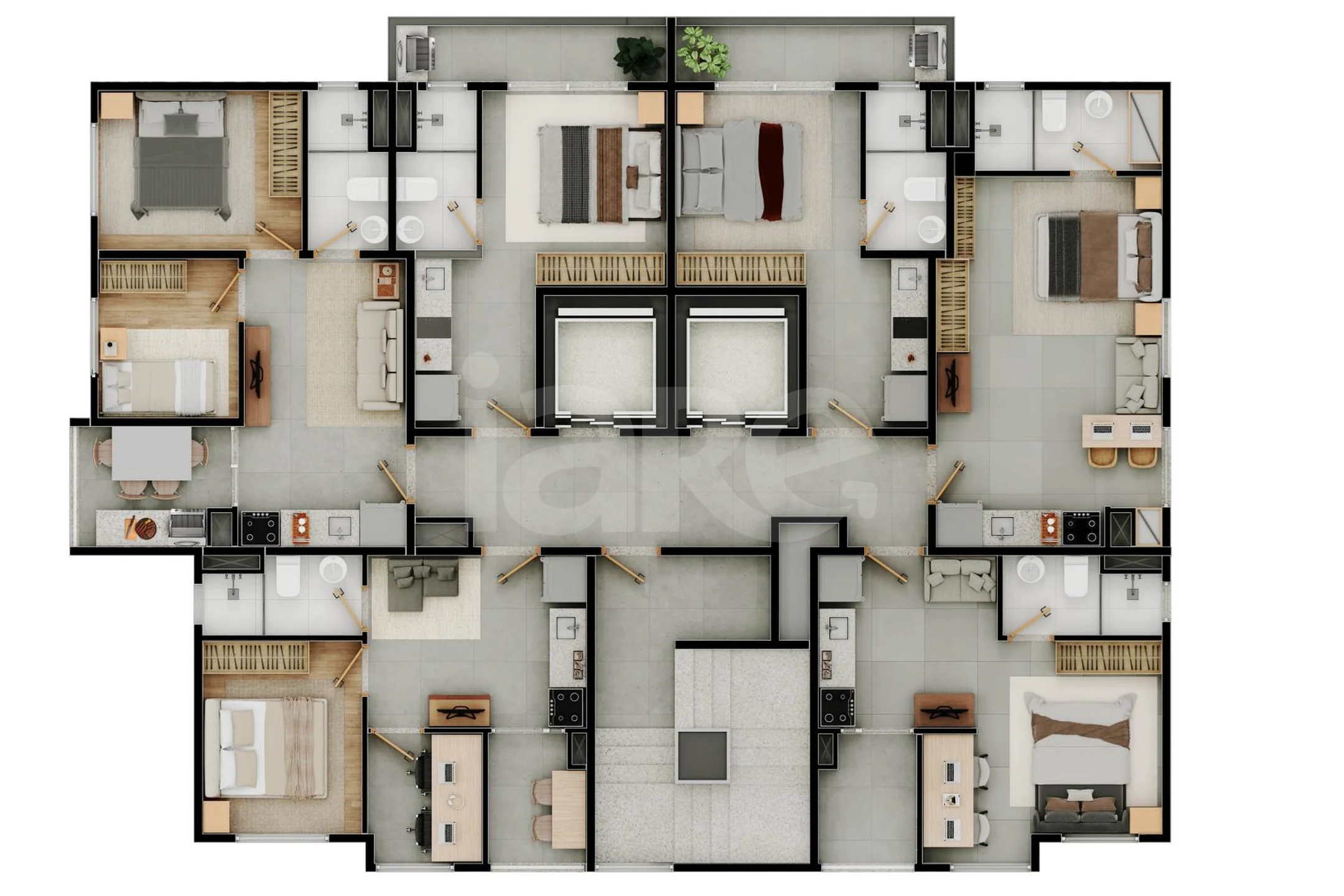 Planta — Pavimento 15