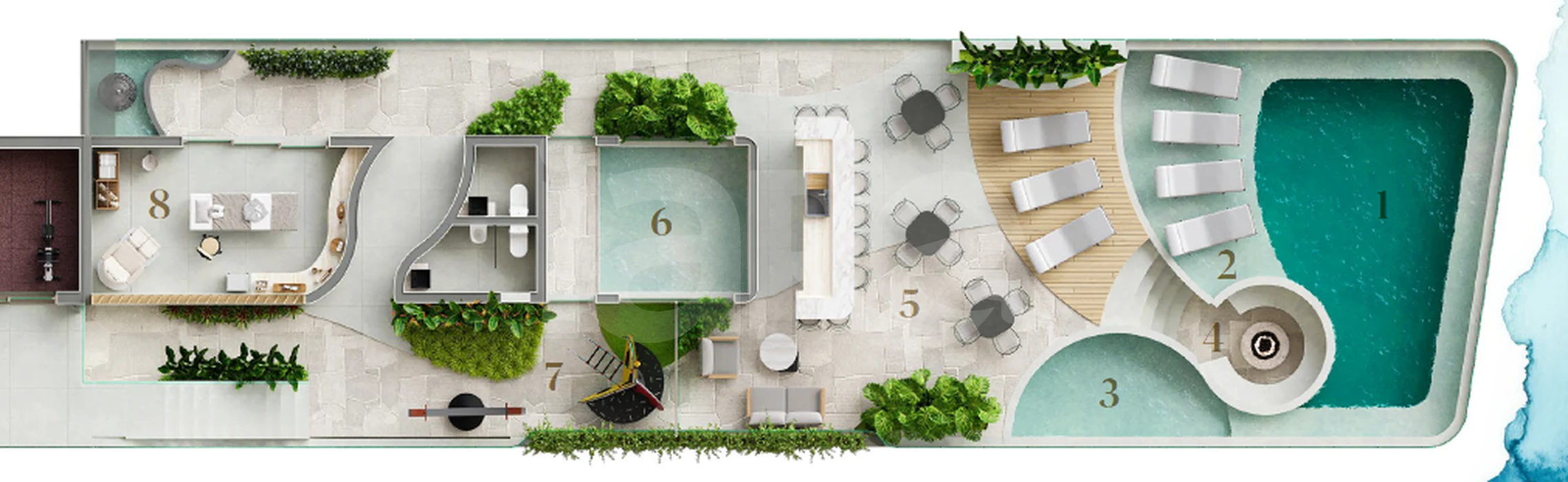 Planta — Pavimento rooftop