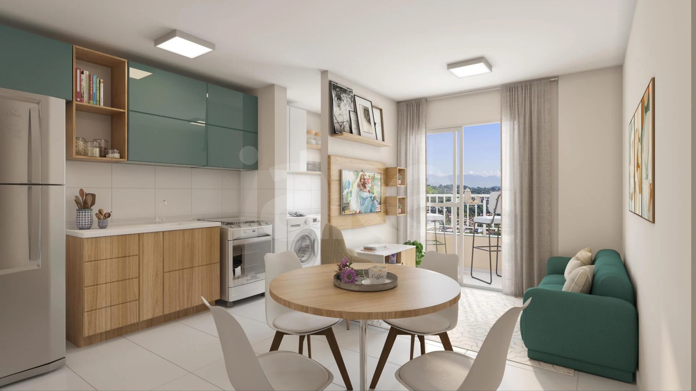 Império do Ouro - Apartamento com 47,02 m², em Centro — foto 2