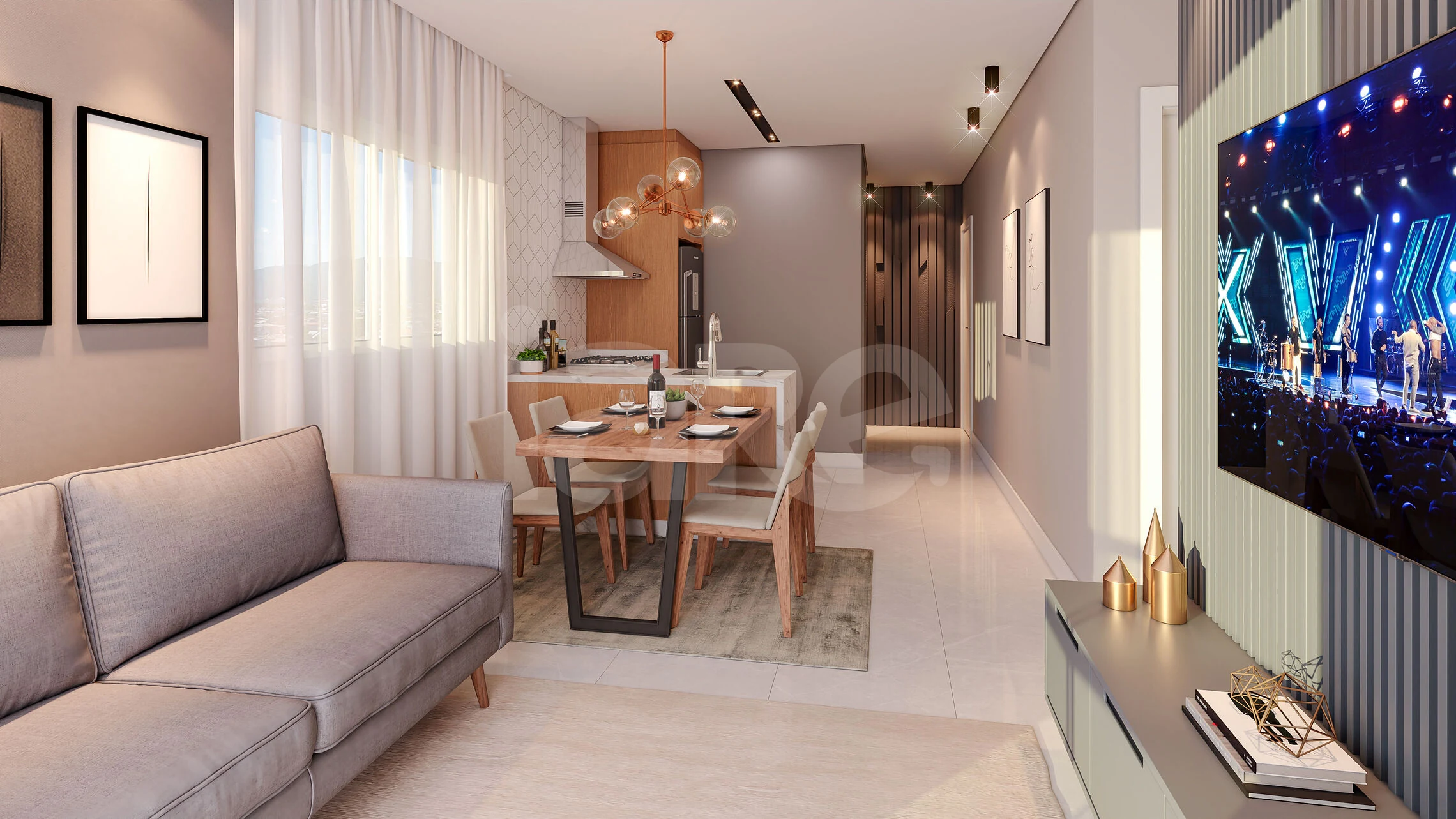 Saint Germain - Apartamento com 71,5 m², em Perequê — foto 2