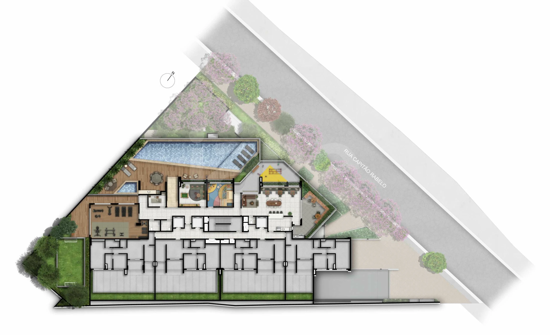 Planta — Pavimento lazer