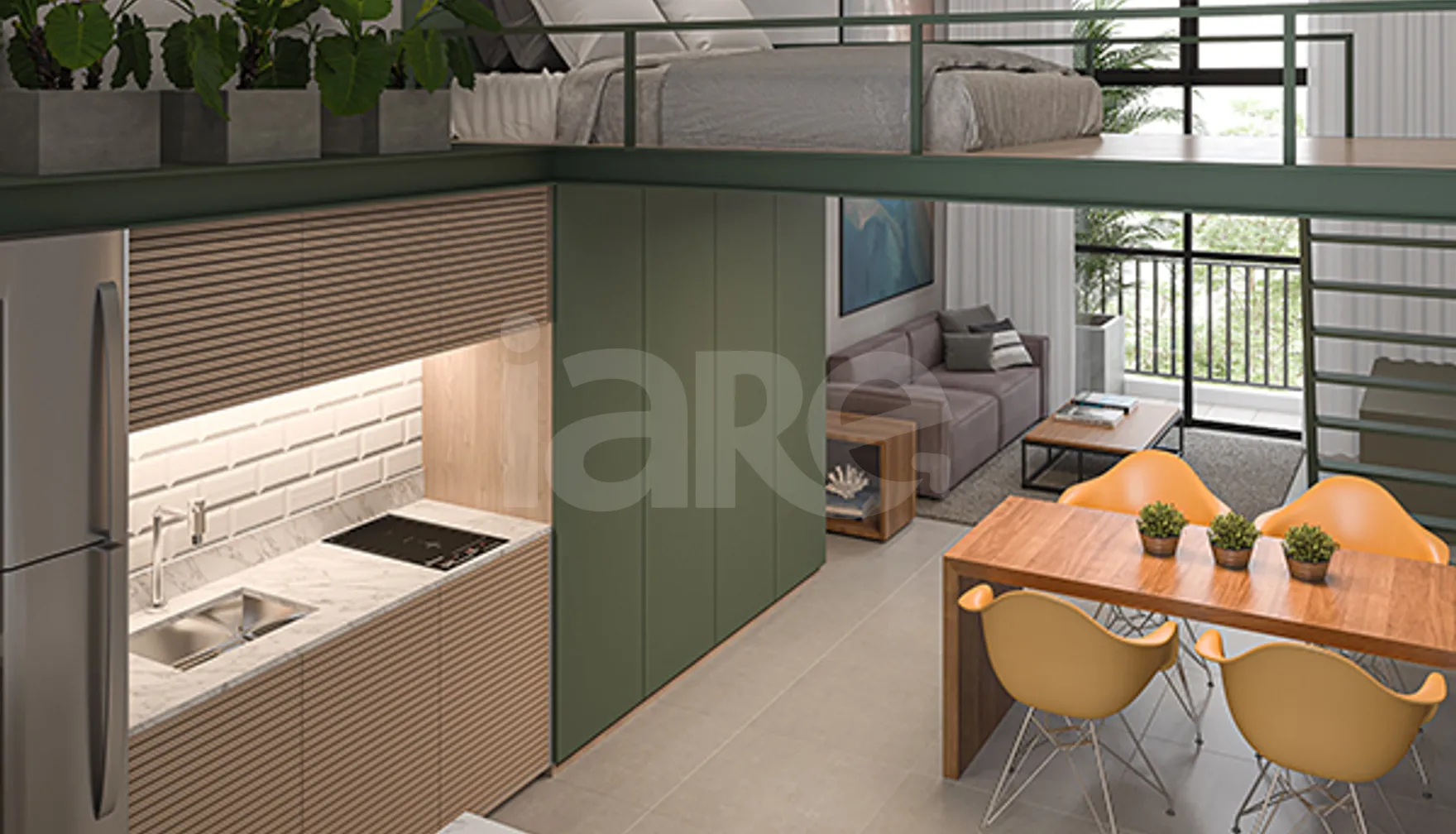 Cores do Rio - Studio com 36,24 m², em Centro — foto 5