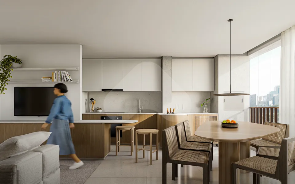 Apus - Apartamento com 53,84 m², em Água Verde — foto 6