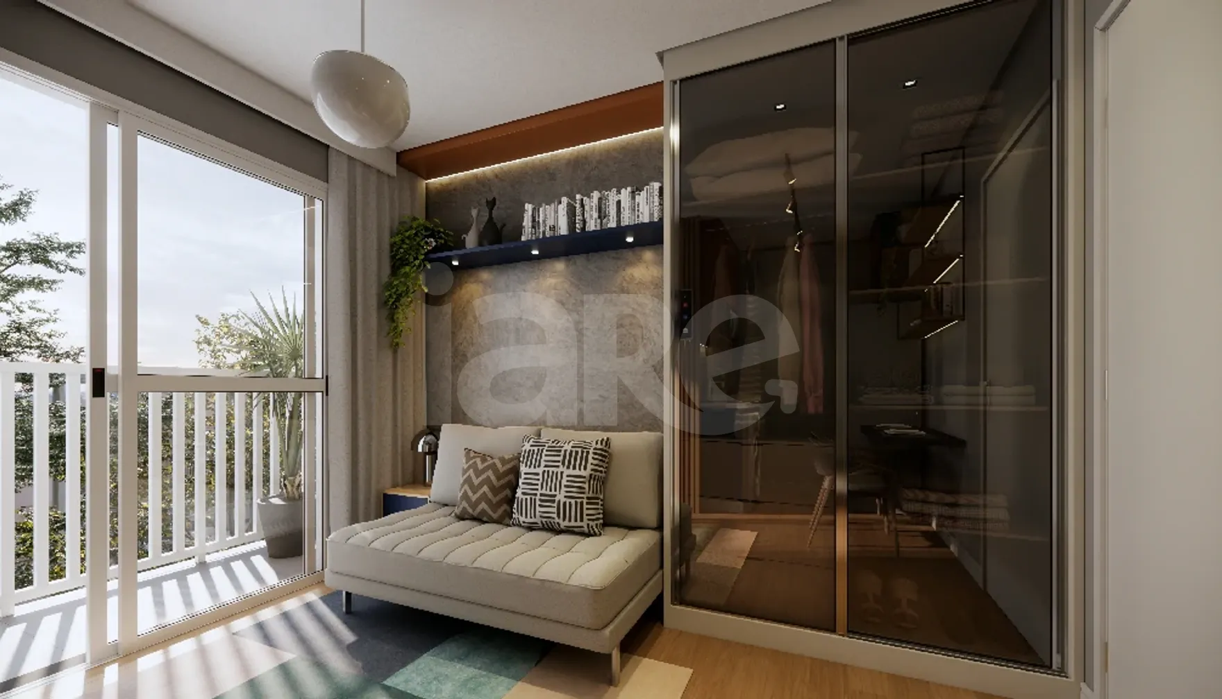 Metrocasa Parque Ecológico - Apartamento com 27,57 m², em Vila Silva Teles — foto 3