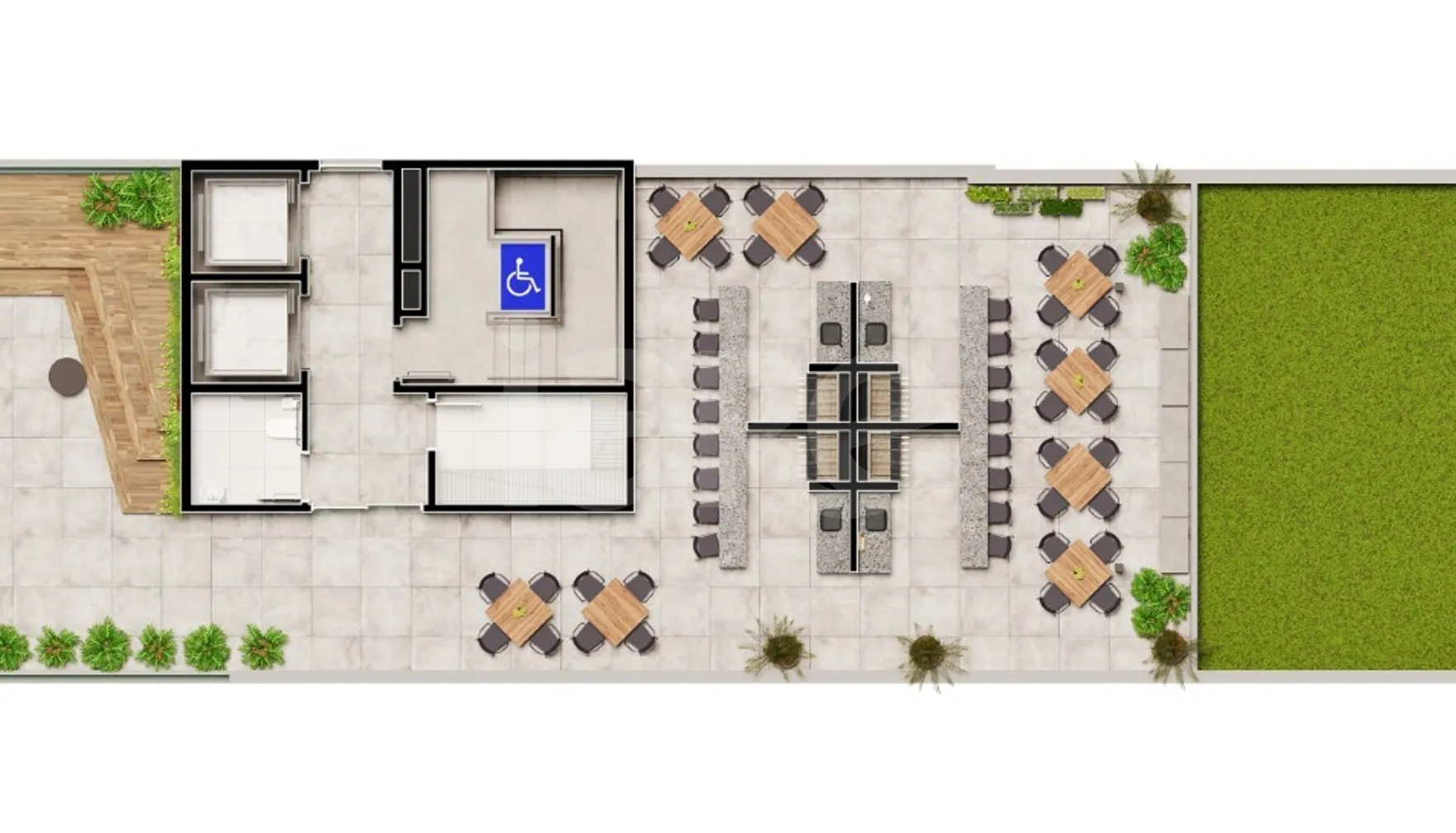 Planta — Pavimento rooftop
