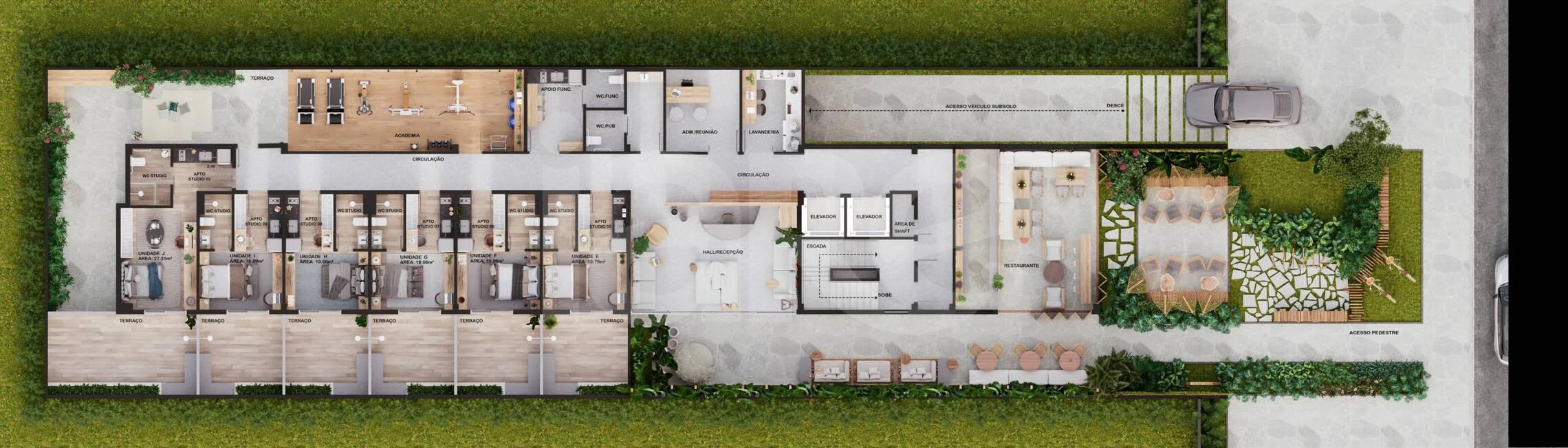 Planta — Pavimento térreo