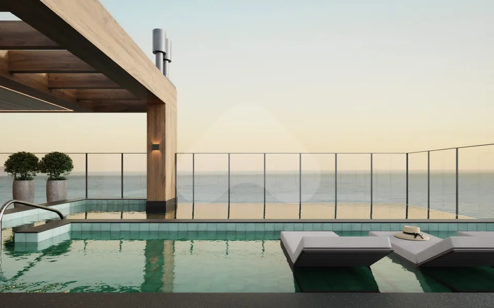 Atlantia Ocean View Home Boutique - Studio com 40 m², em Perequê — foto 21