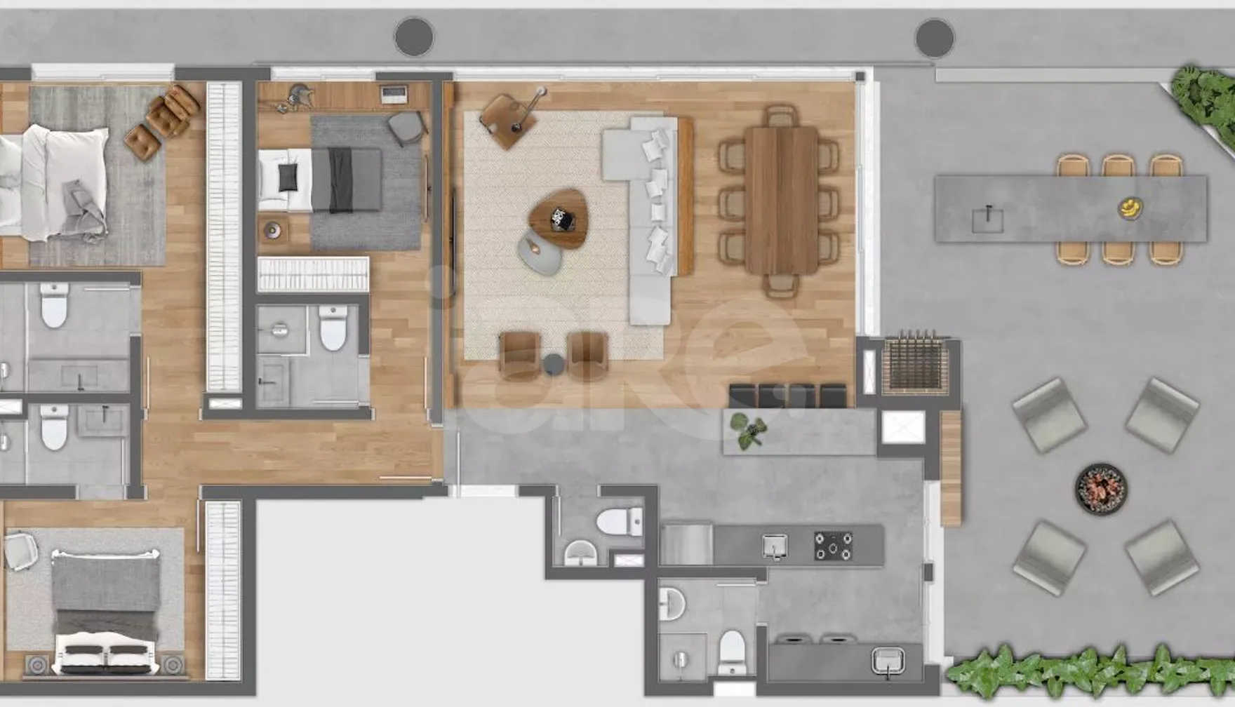 Planta — Garden 167,75 m²