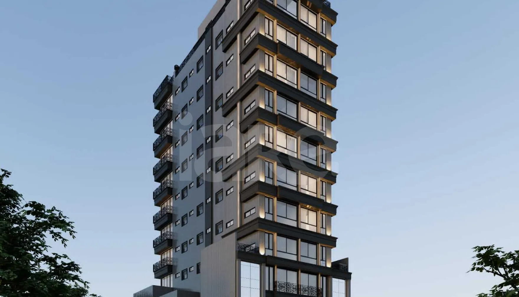 Versace - Apartamento com 91,39 m², em Zona Nova — foto 1