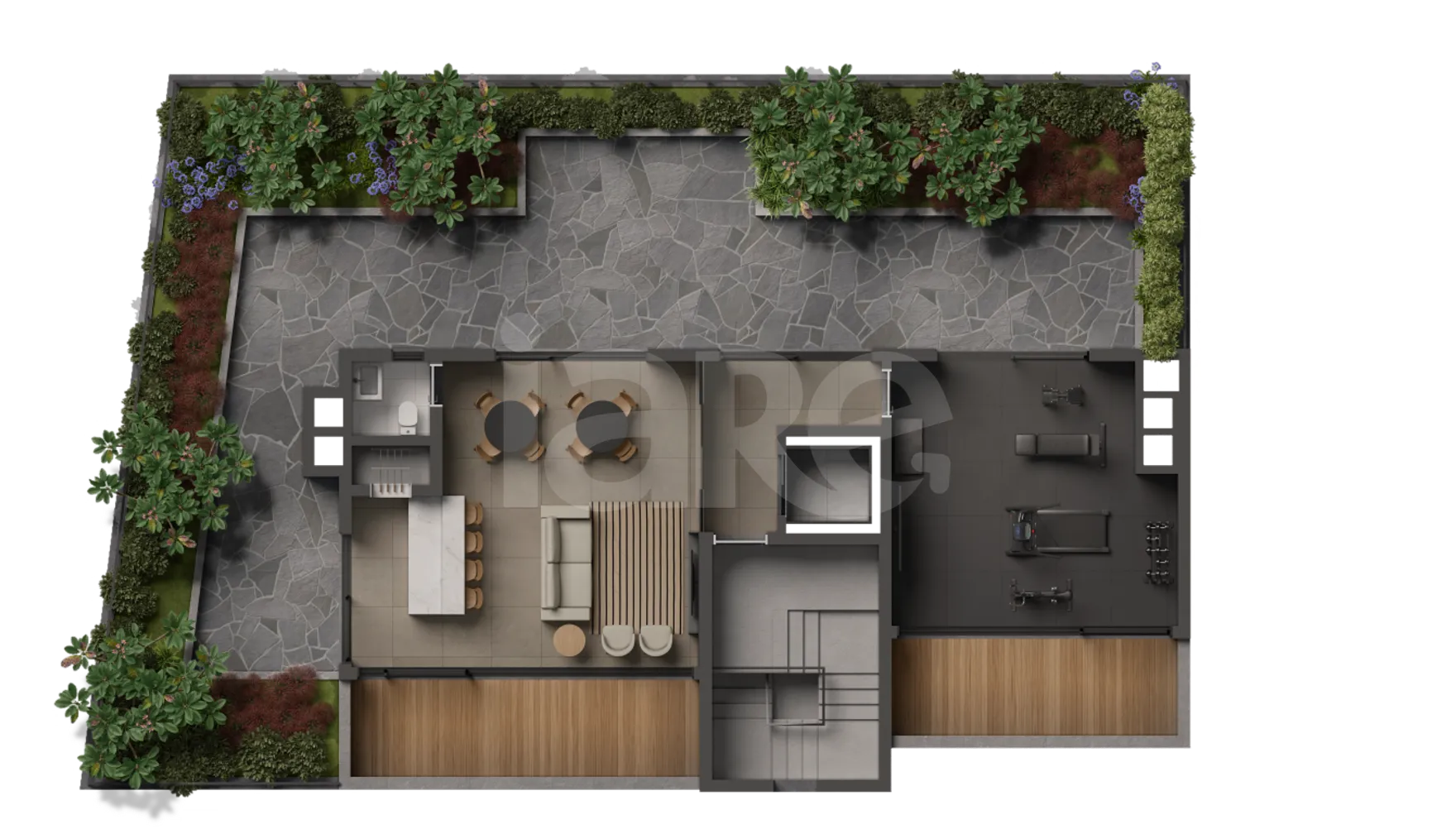Planta — Pavimento rooftop