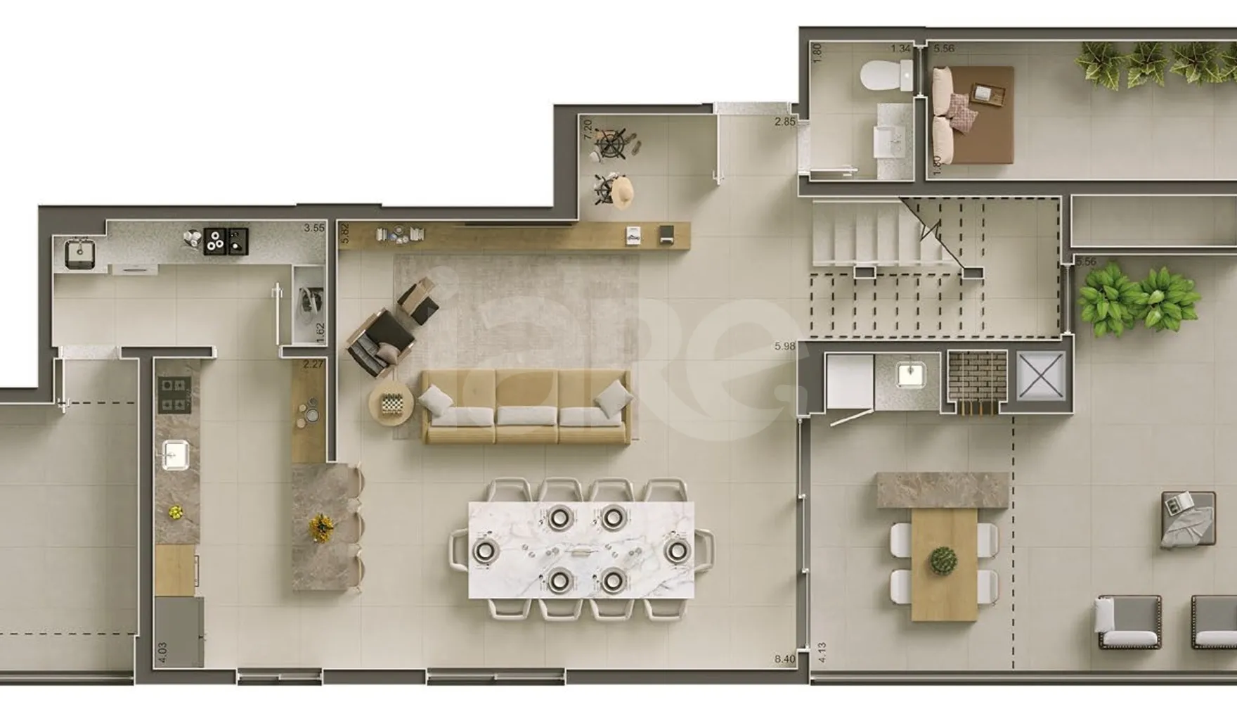 Planta — Garden 236,72 m²