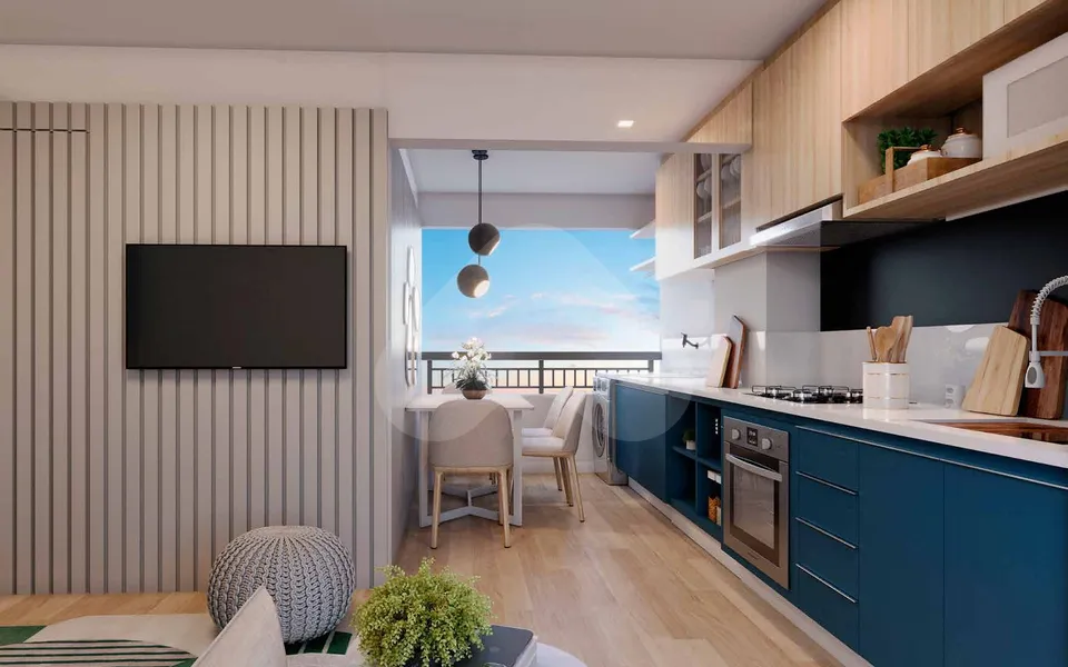 Miraus Alvorada - Apartamento com 36,71 m², em Interlagos — foto 2