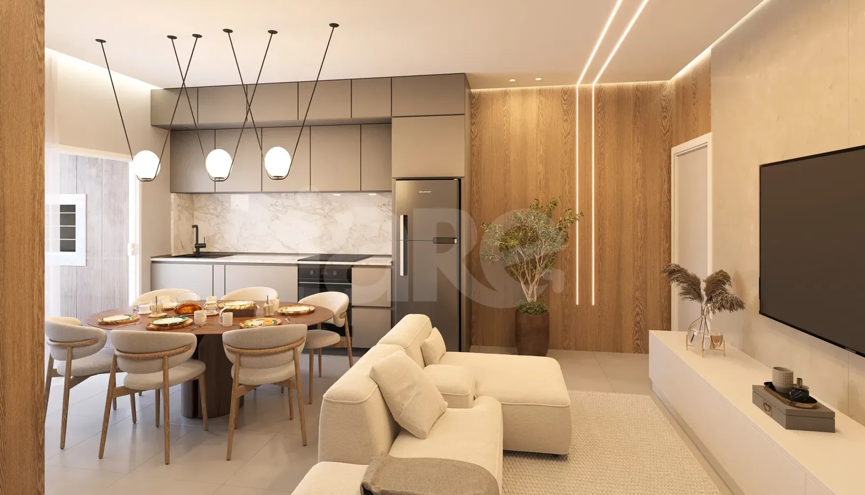 Skypark Tower - Apartamento com 54 m², em Perequê — foto 5