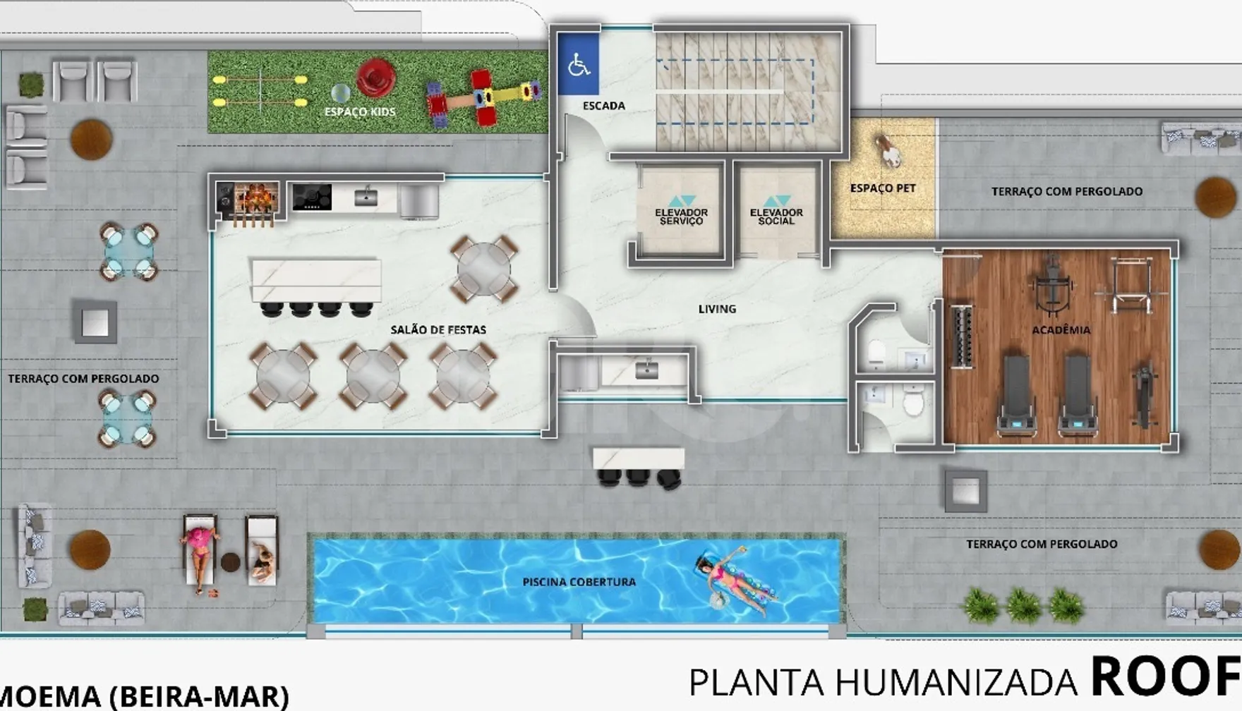 Planta — Pavimento rooftop