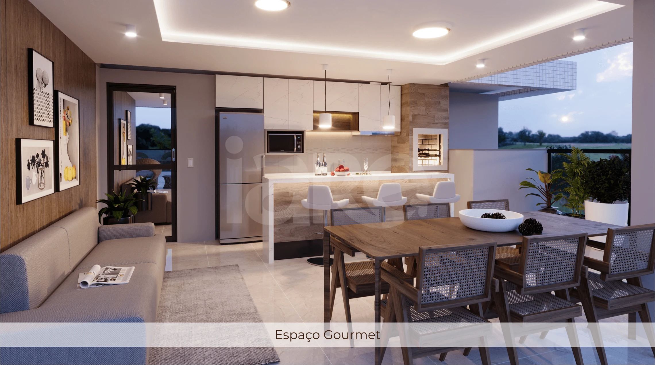 Águas de Março - Apartamento com 36,65 m², em Pedra Branca — foto 3