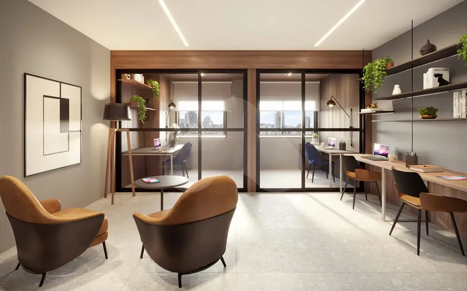 Haus Mitre Station Brooklin - Studio com 26,41 m², em Jardim das Acácias — foto 7