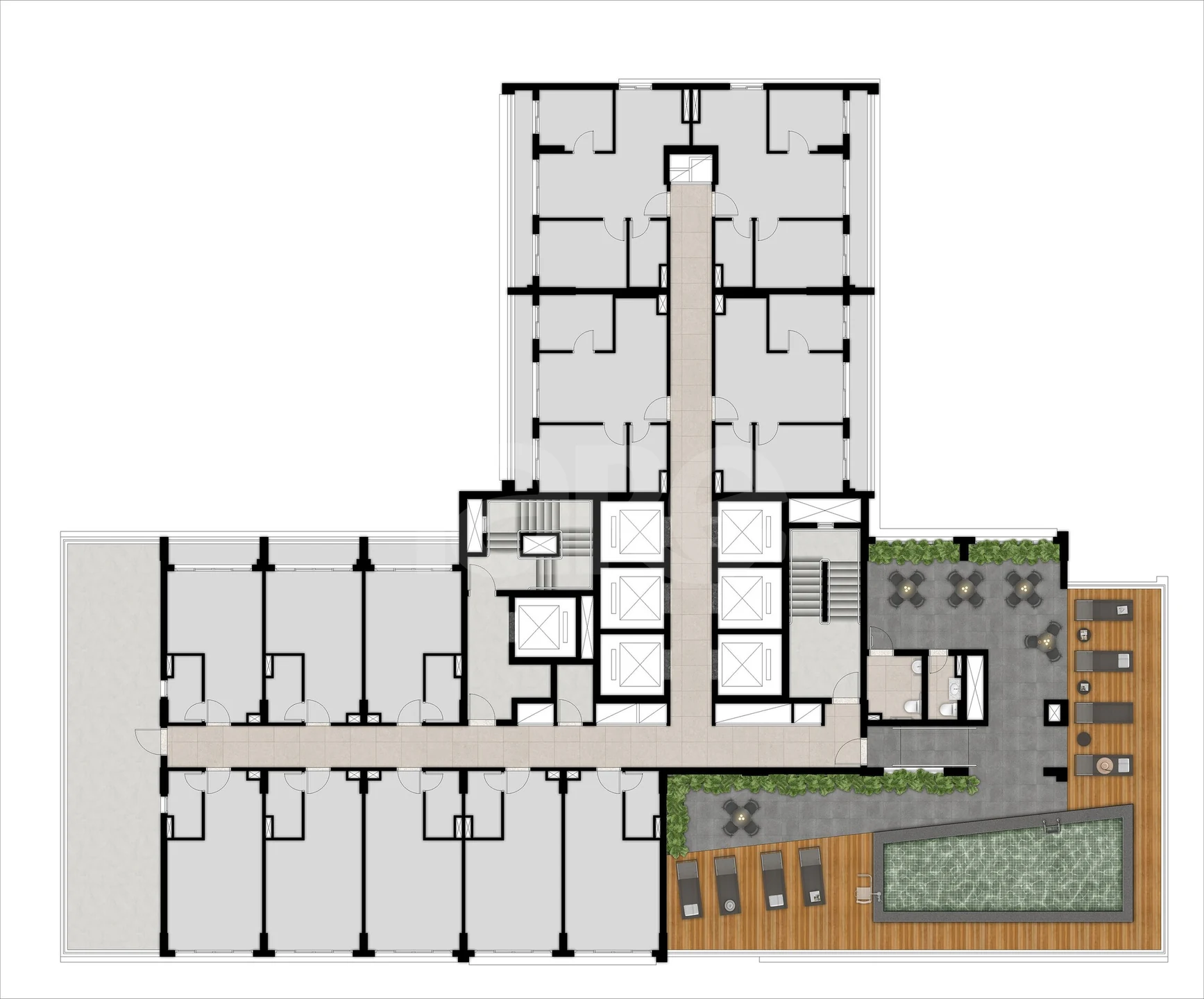 Planta — Pavimento 19