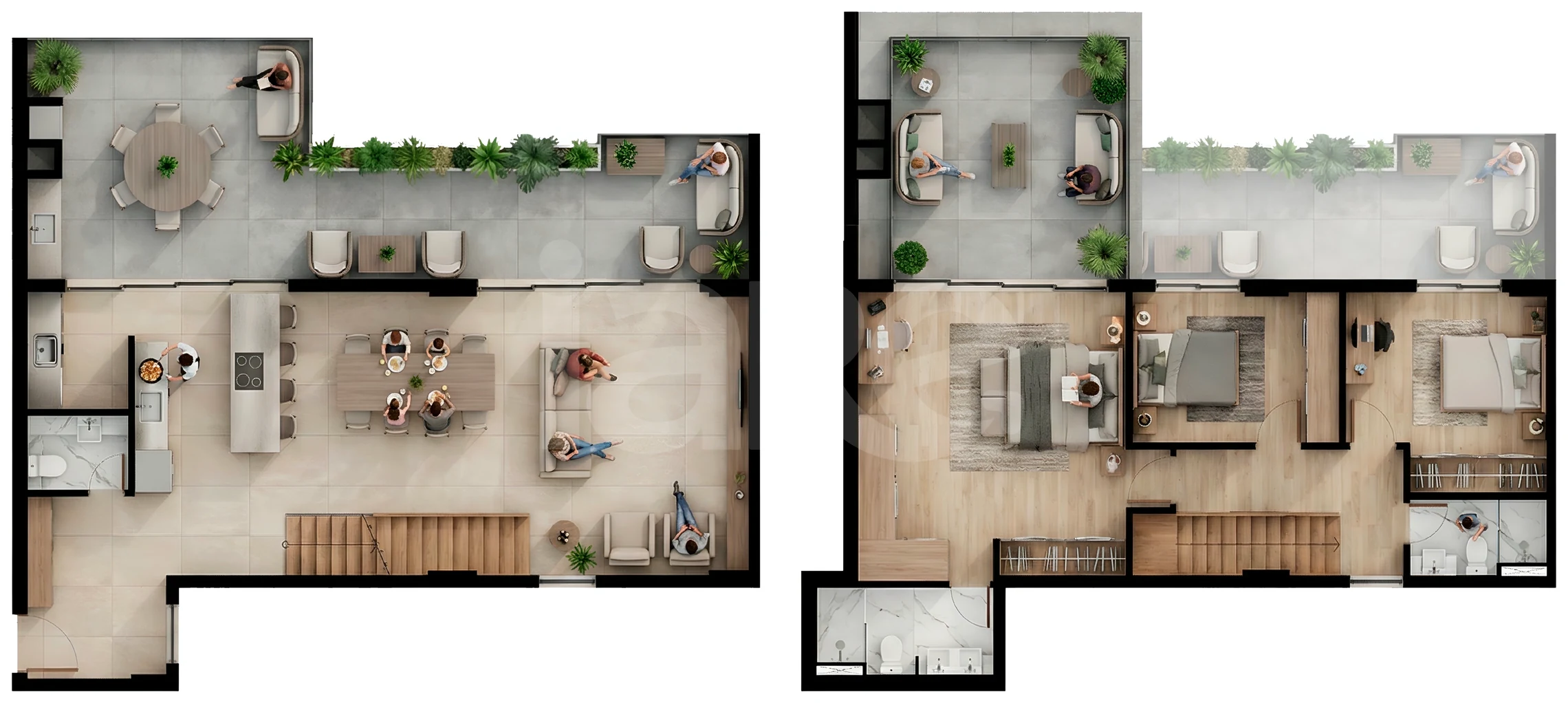 Planta — Cobertura Duplex 189,43 m²