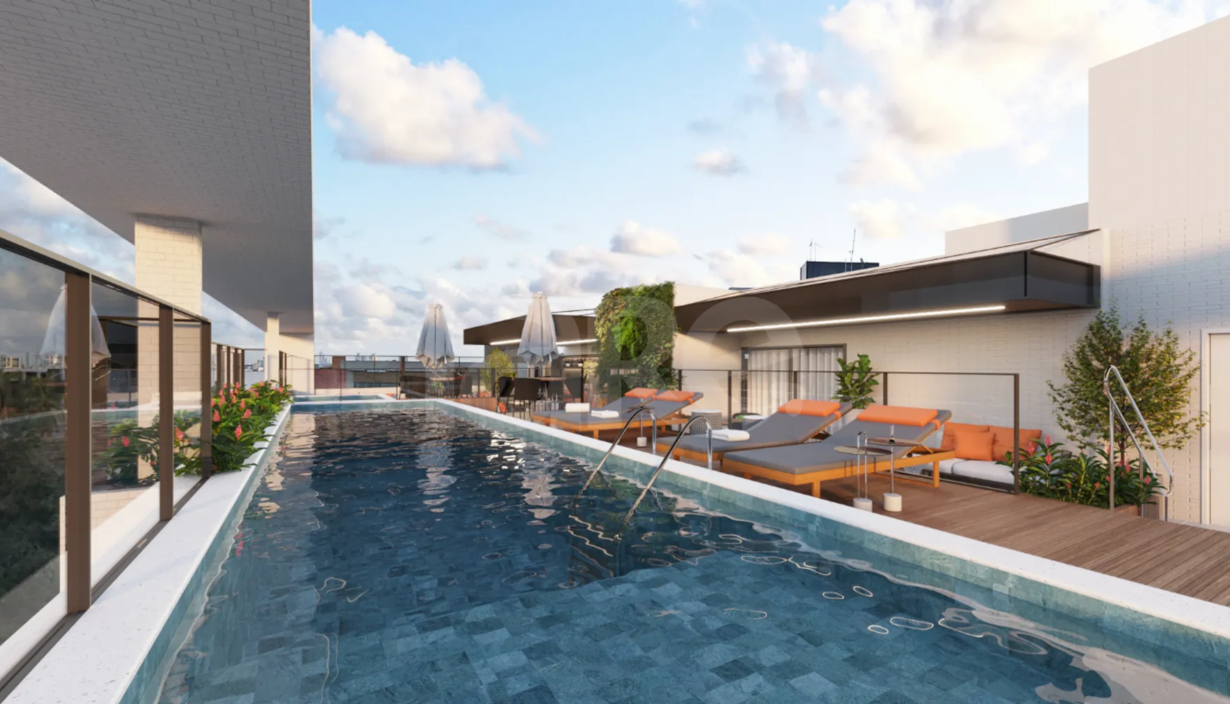Huios di Cittá - Apartamento com 54,56 m², em Intermares — foto 9