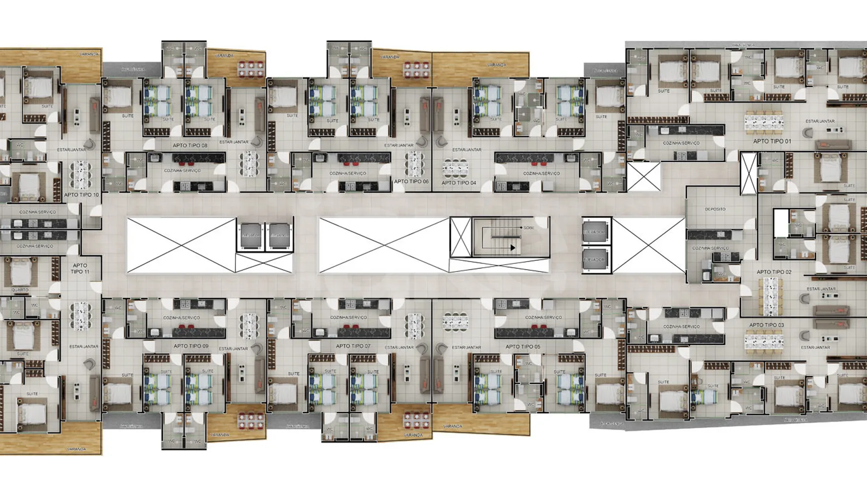 Planta — Pavimento 1