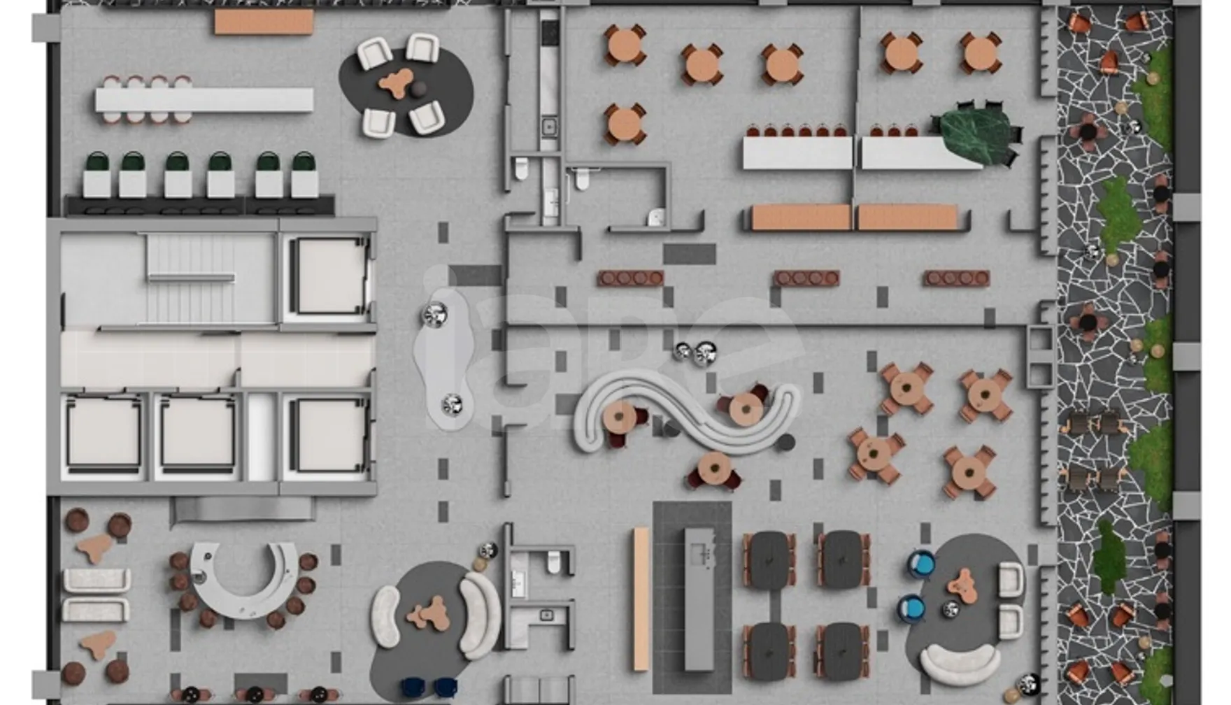Planta — Pavimento rooftop