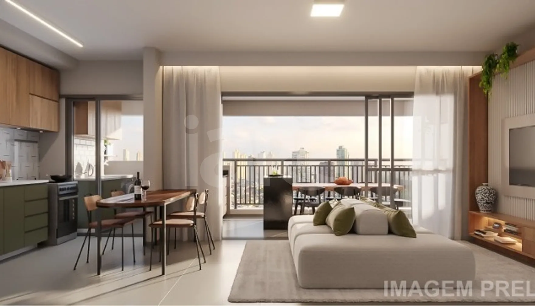 Inspire Diálogo Home Resort - Apartamento com 64,09 m², em Chácara Inglesa — foto 2