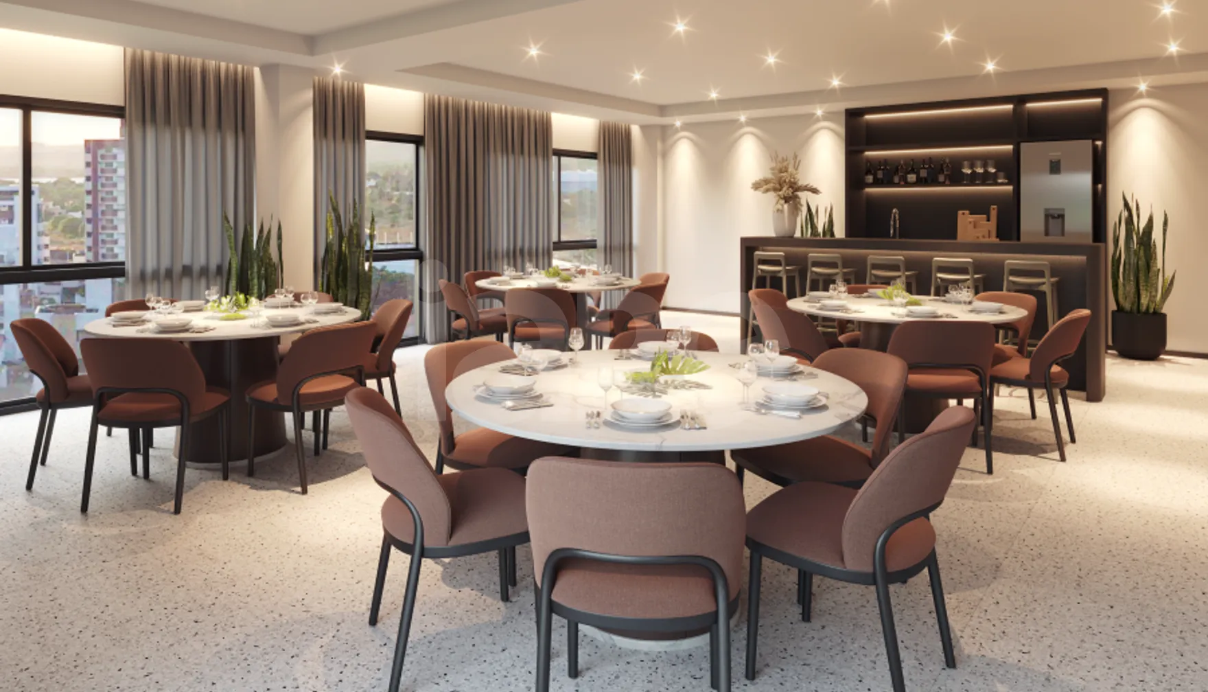 Huios di Cittá - Apartamento com 54,56 m², em Intermares — foto 5