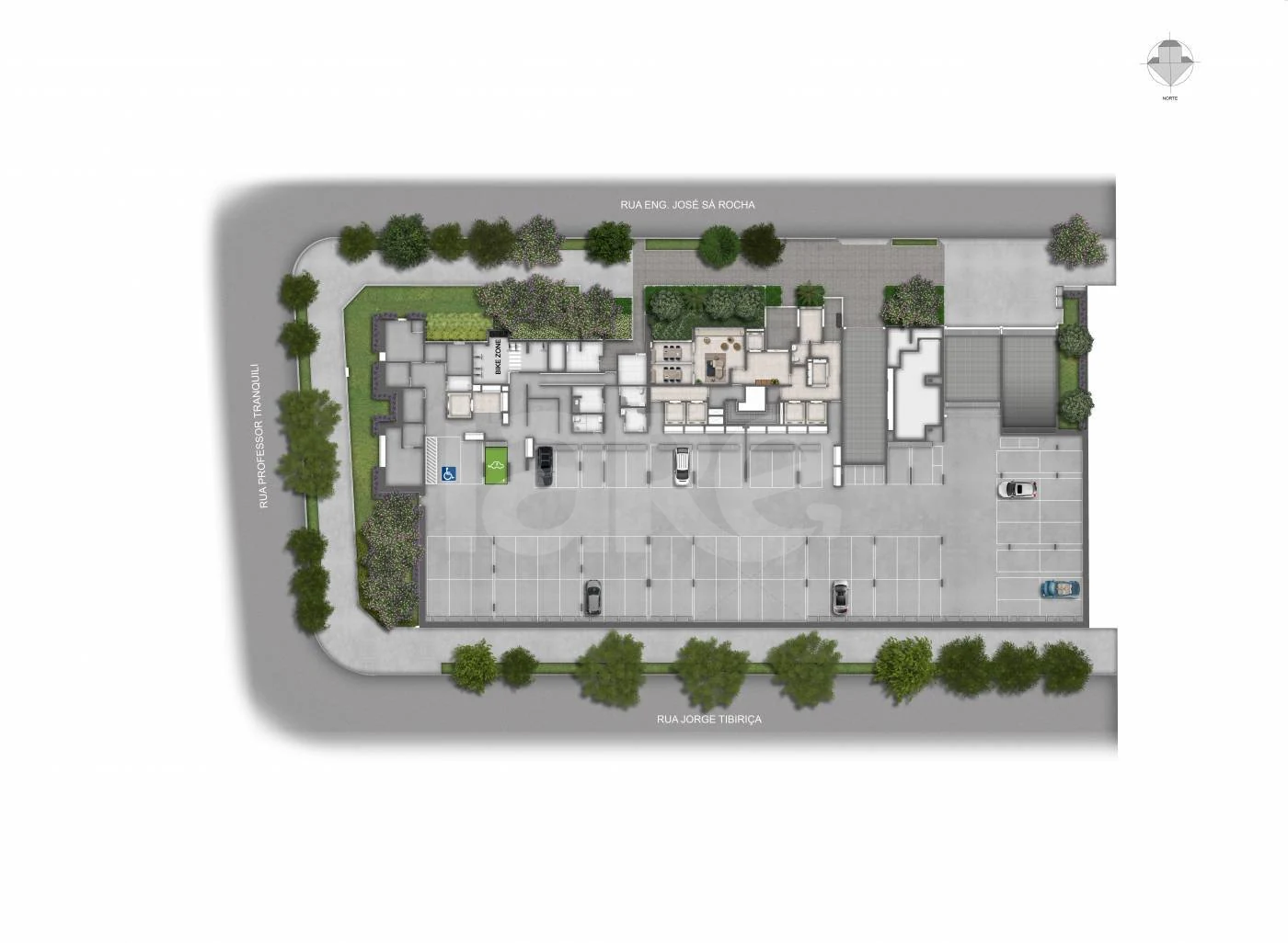 Planta — Pavimento garagem