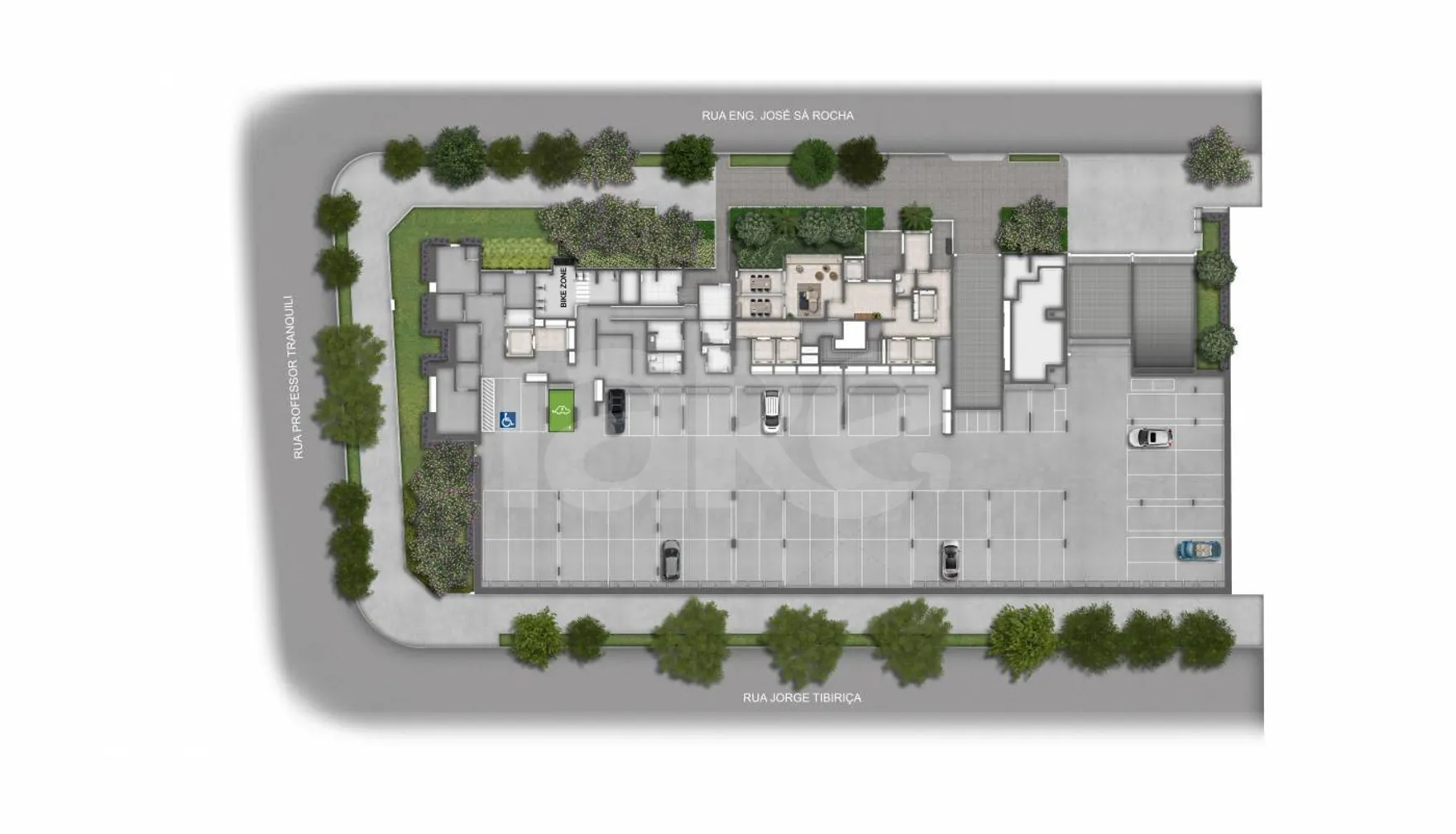 Planta — Pavimento garagem