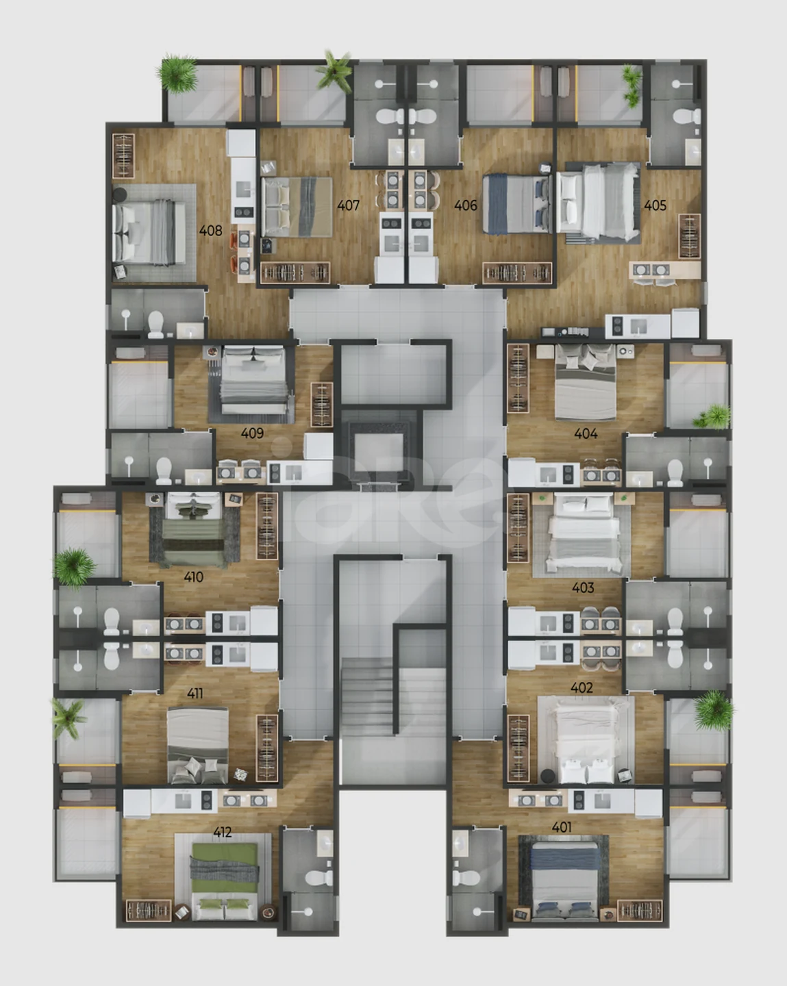 Planta — Pavimento 04