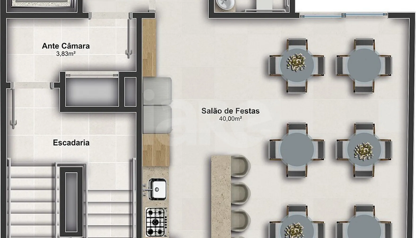 Planta — Pavimento lazer