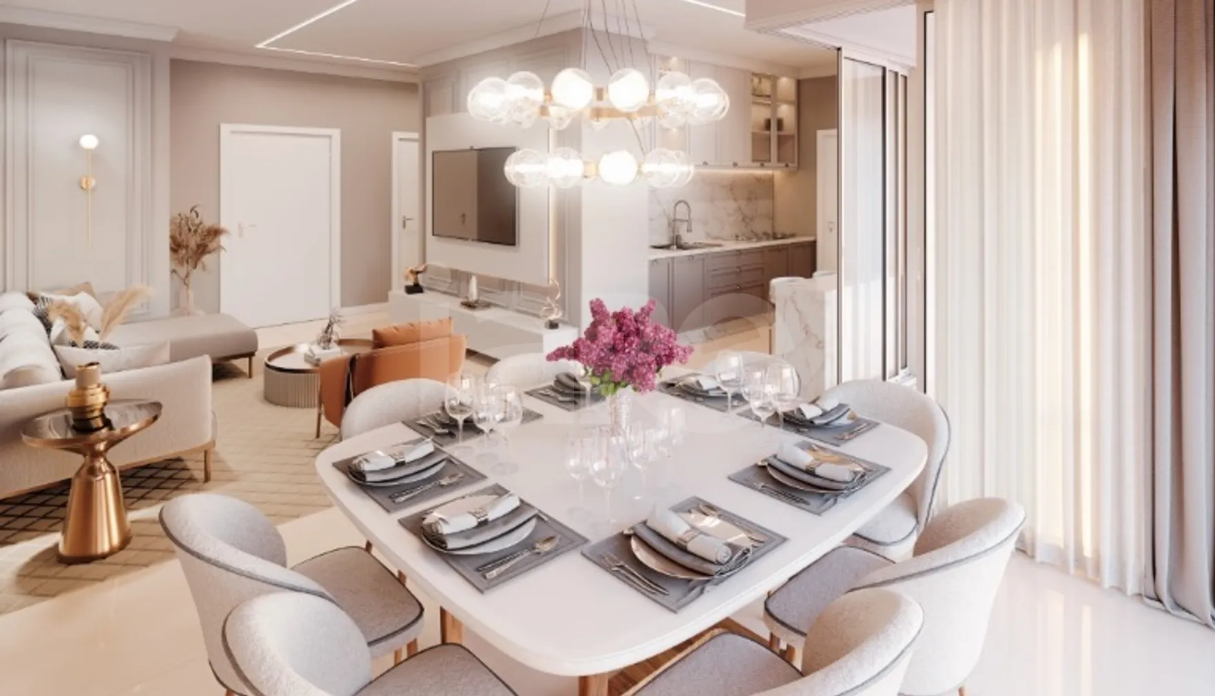 Diamante Residence - Apartamento com 259 m², em Meia Praia — foto 2