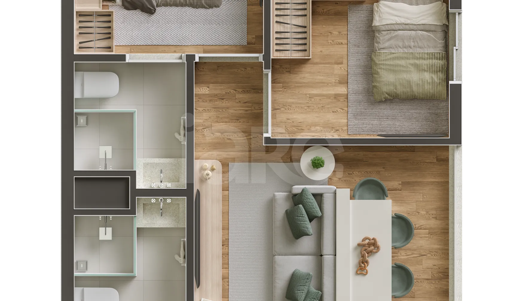 Planta — Apartamento 42 m²