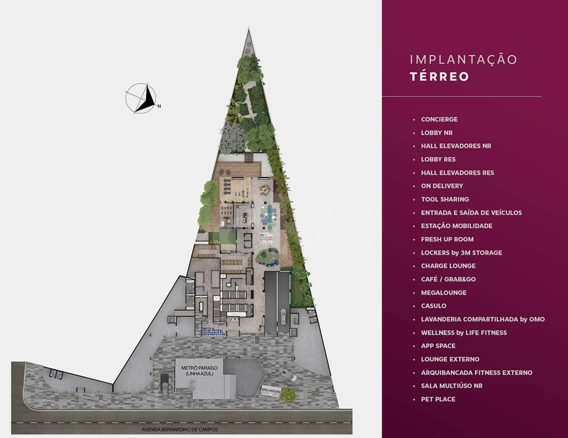 Planta — Implantação Térreo