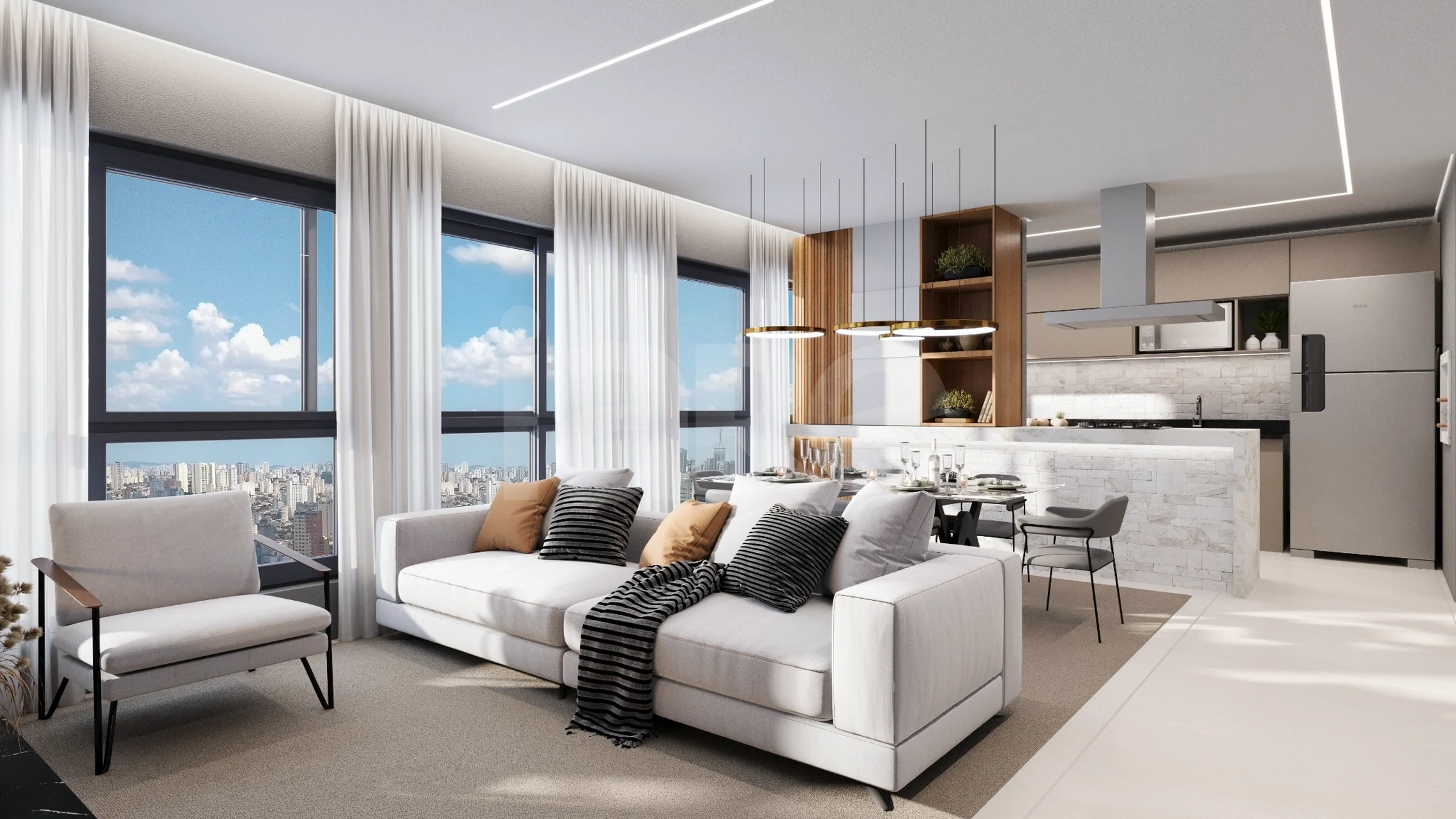 Jardim Haut - Apartamento com 79 m², em Jardim Botânico — foto 3
