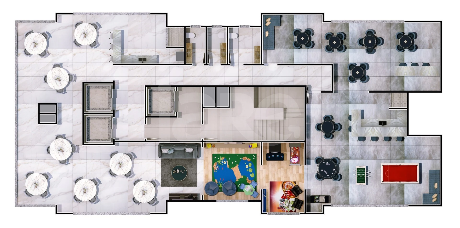 Planta — Pavimento lazer 3