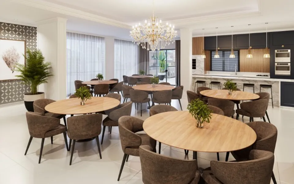 Acqua Blue Residence - Apartamento com 202 m², em Meia Praia — foto 7