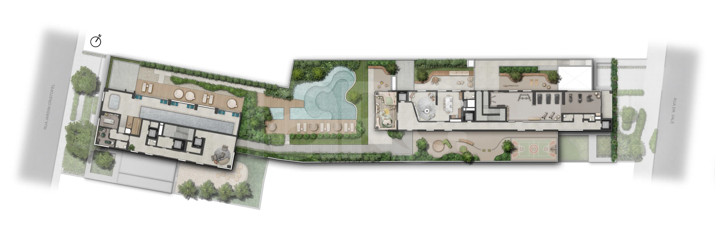 Planta — Pavimento lazer