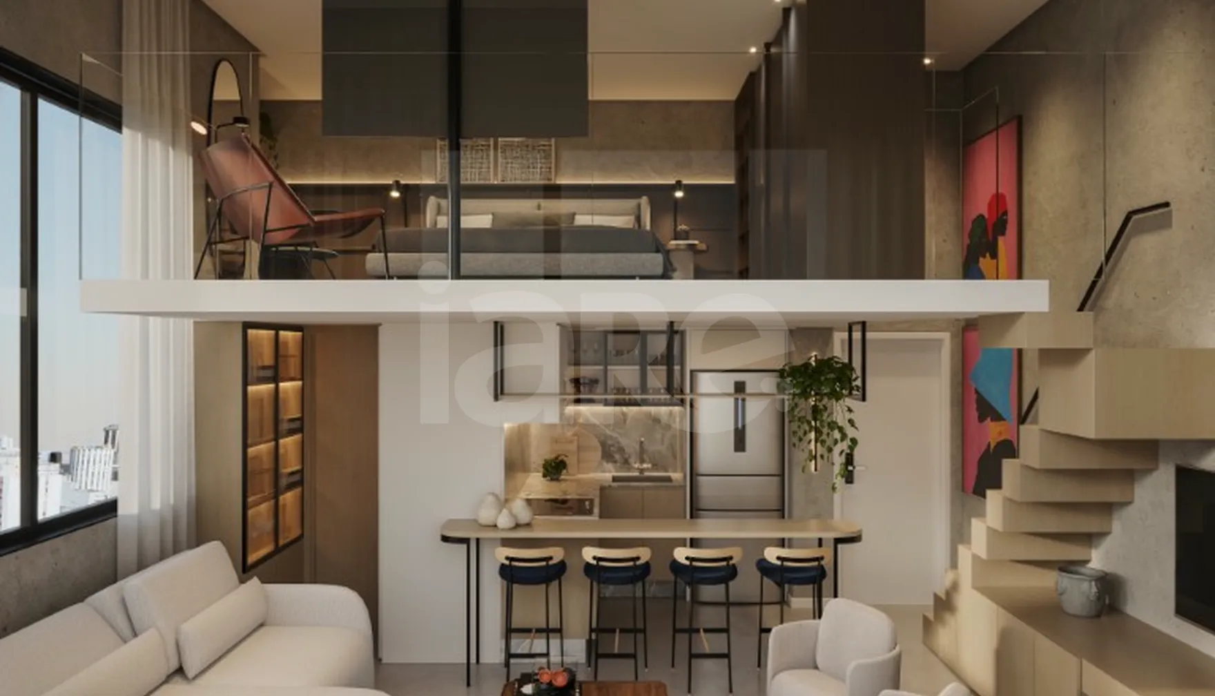 Platea 19 - Studio com 24,38 m², em Centro — foto 5