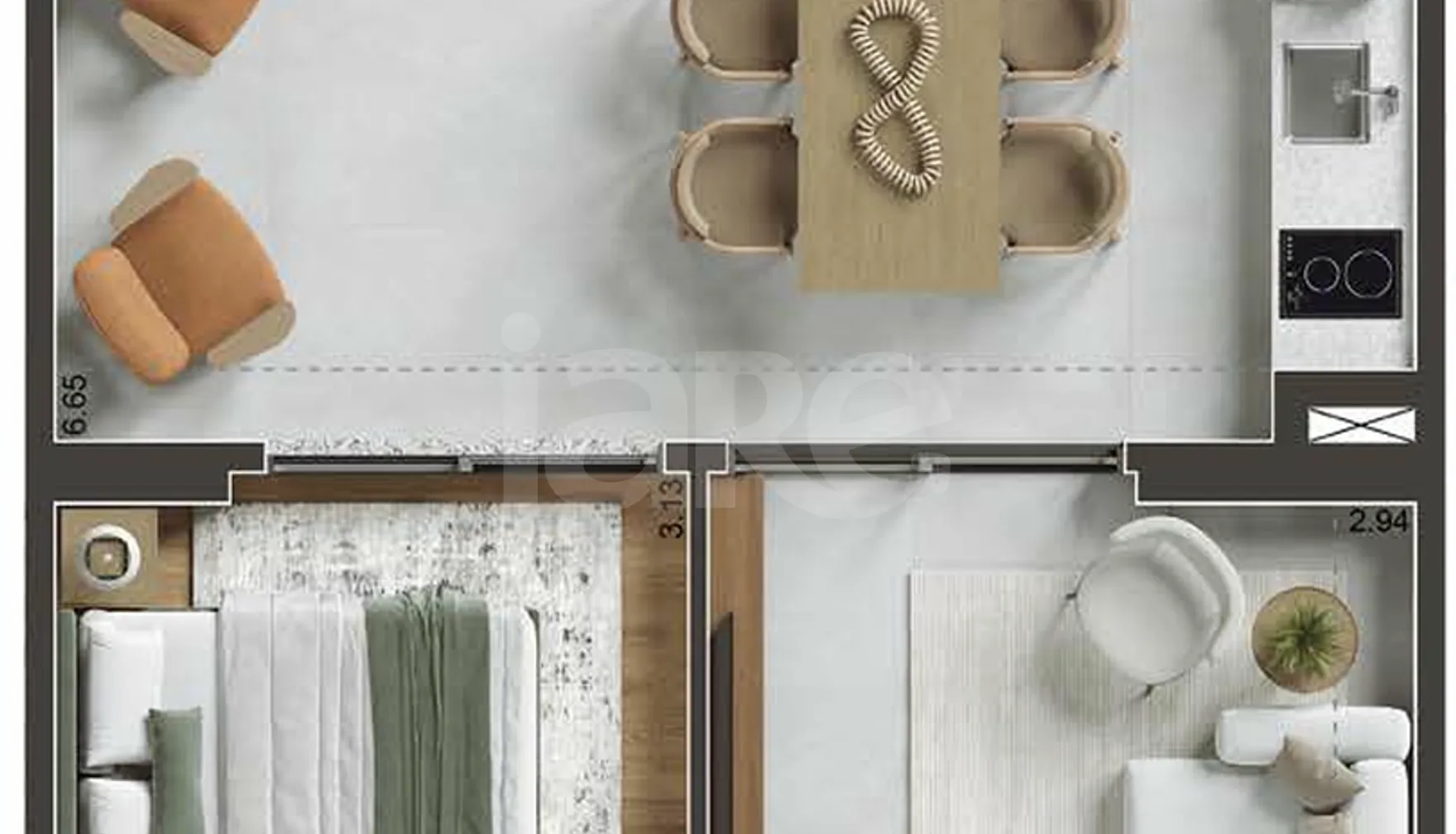 Planta — Garden 78,23 m²